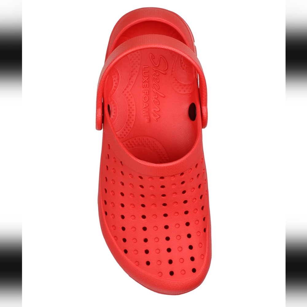 Skechers Footsteps Transcend Clog - Women, Red, Sizes 9M, 9.5M - Picture 4 of 7